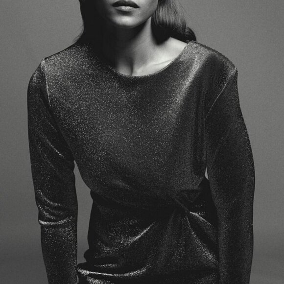 Knot-detail Jersey Dress Size S - Picture 2 of 4